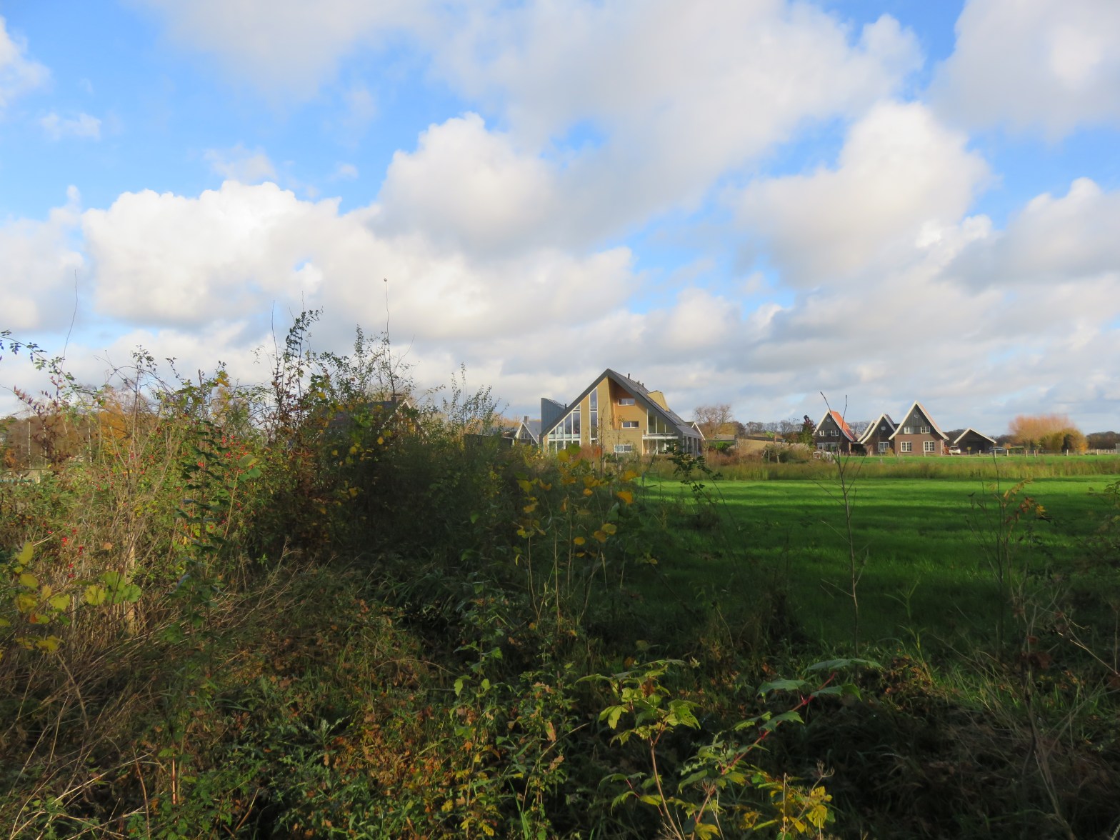 modern buurtschap oosten van het land