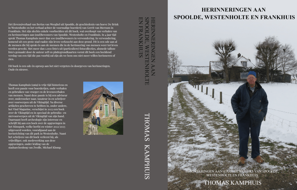 Omslag boek Herinneringen aan Spoolde, Westenholte en Frankhuis - Thomas Kamphuis